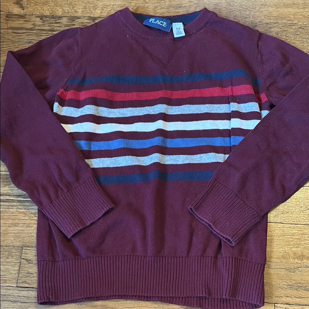 PLACE Boy’s Crewneck Sweater, Size Medium (7/8), Excellent Condition!